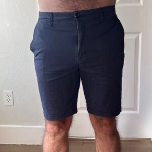 Goodfellow & Co Dark Blue Flat Front Shorts